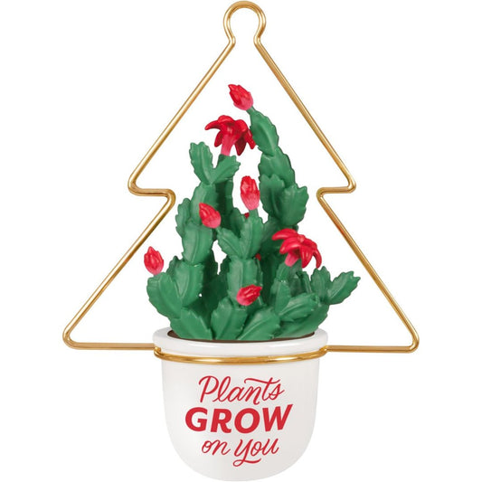 Plants Grow on You 2025 Keepsake Ornament