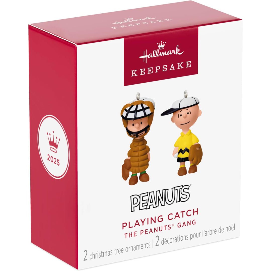 Playing Catch The PEANUTS Gang 2025 Keepsake Miniature Ornament