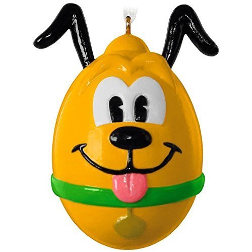 Pluto Easter Egg Porcelain Ornament