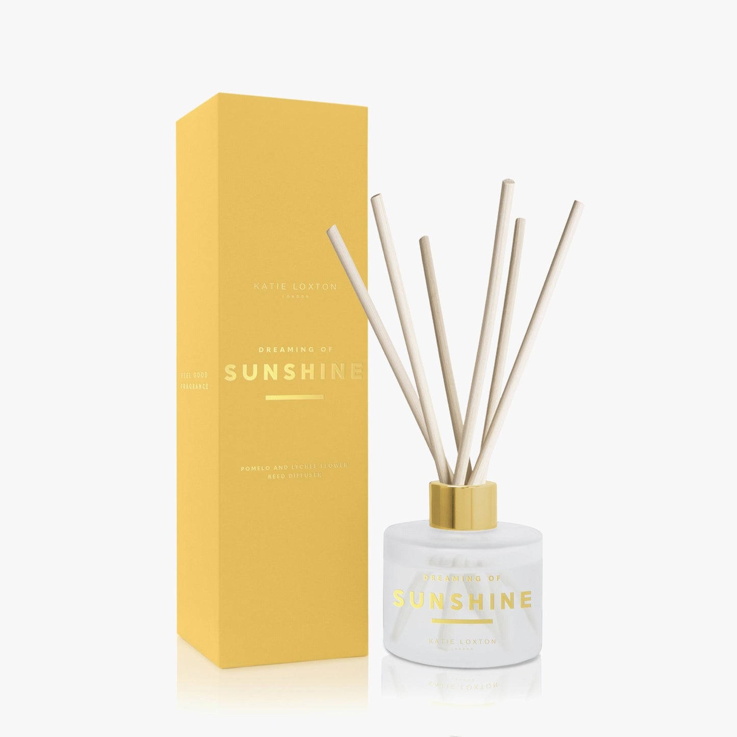 Pomelo And Lychee Flower 'Dreaming Of Sunshine' Sentiment Reed Diffuser, 3.4 fl. oz