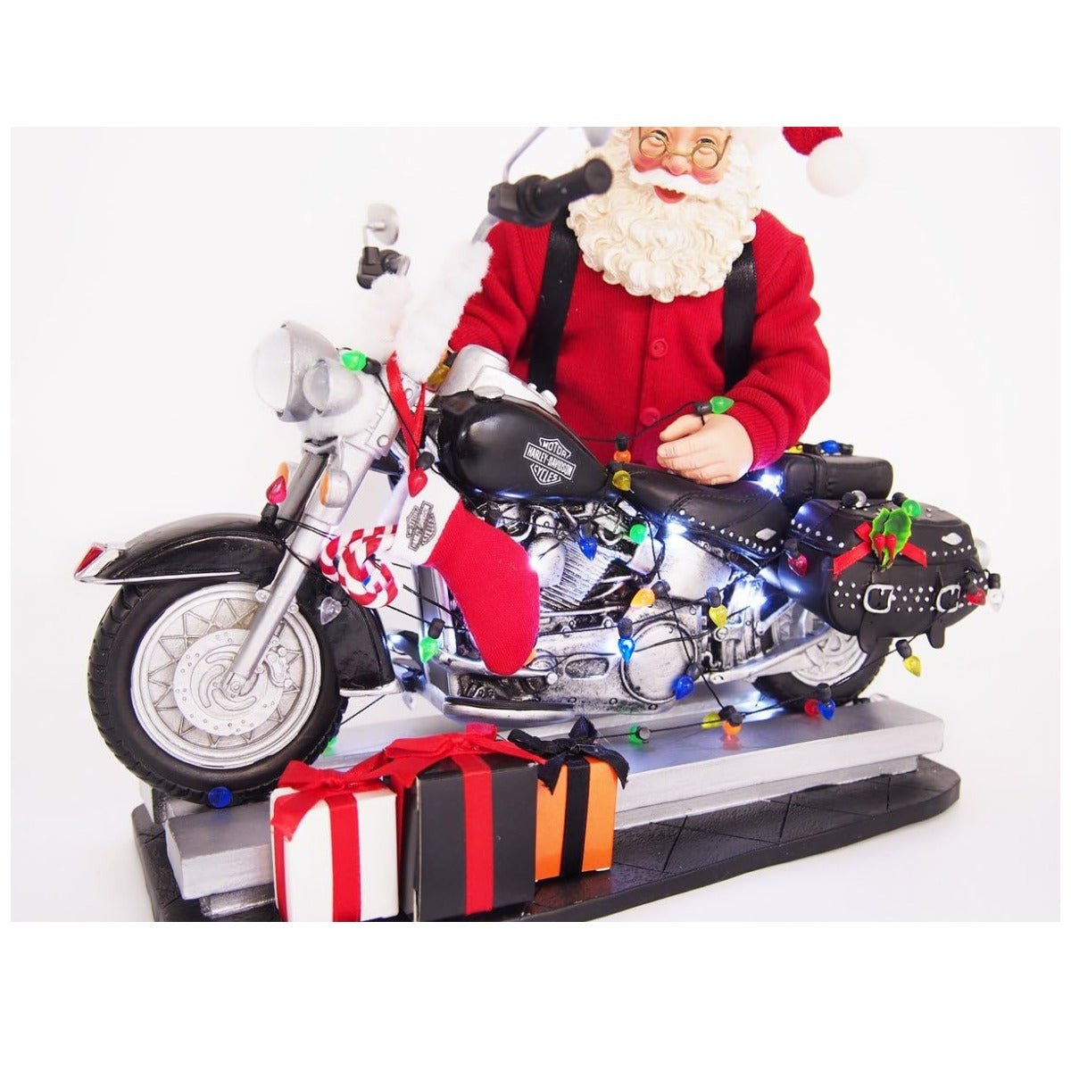 Possible Dreams Light Up the Night Santa Figurine, 9.5"