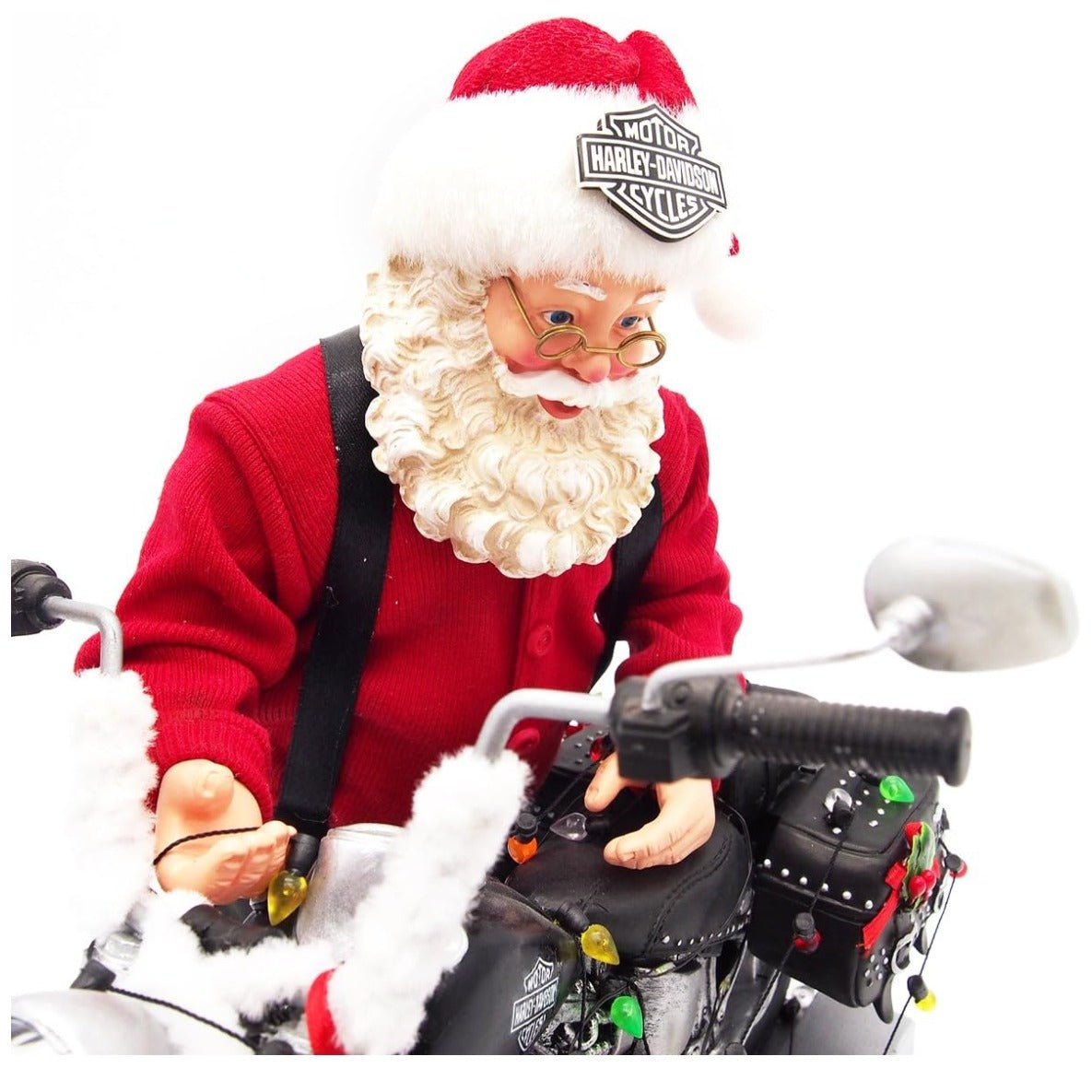 Possible Dreams Light Up the Night Santa Figurine, 9.5"