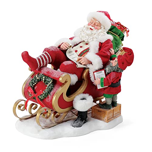 Possible Dreams Santa Christmas Traditions a Long Winter's Night Figurine, 10 Inch