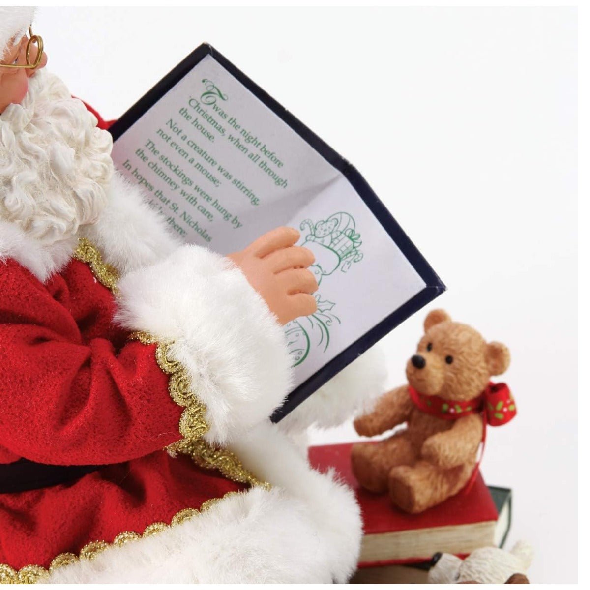 Possible Dreams Santa Christmas Traditions Captive Audience Figurine, 9"