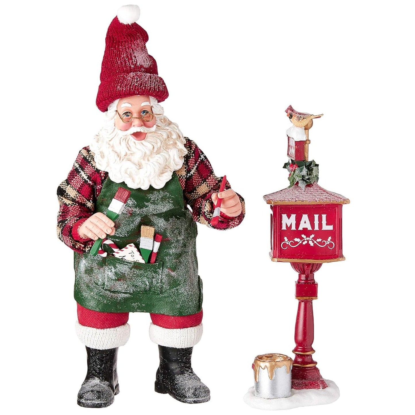 Possible Dreams Santa "Tis The Season" Figurine Set, 10.5"