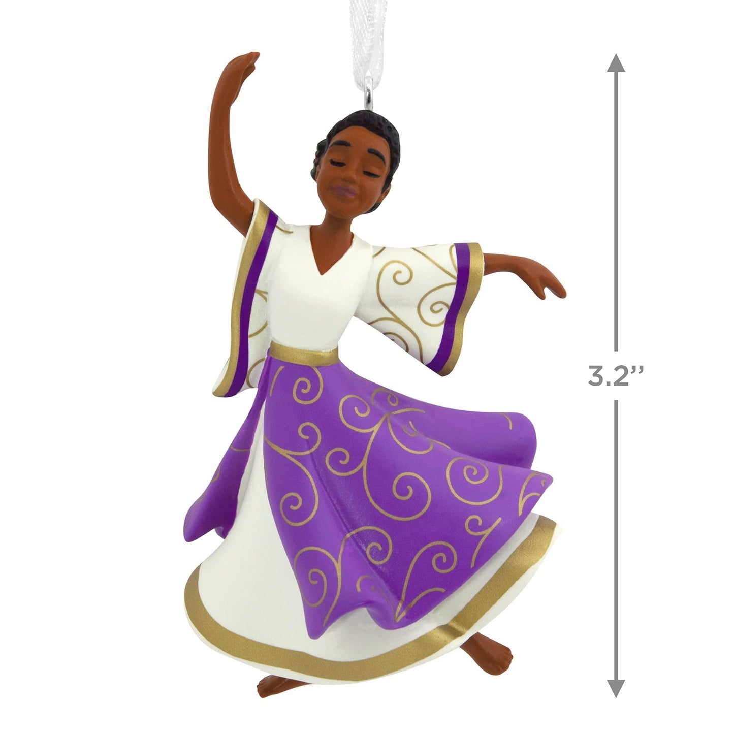 Praise Dancer Hallmark Mahogany Ornament