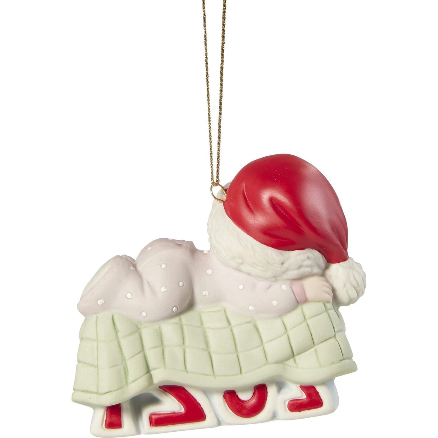 Precious Moments 2021 Baby's 1st Christmas Dated Girl Ornament