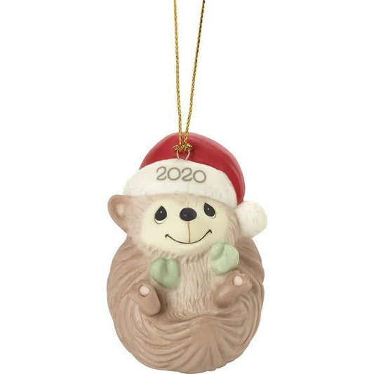 Precious Moments Dated 2020 Hedgehog Ornament, Multi