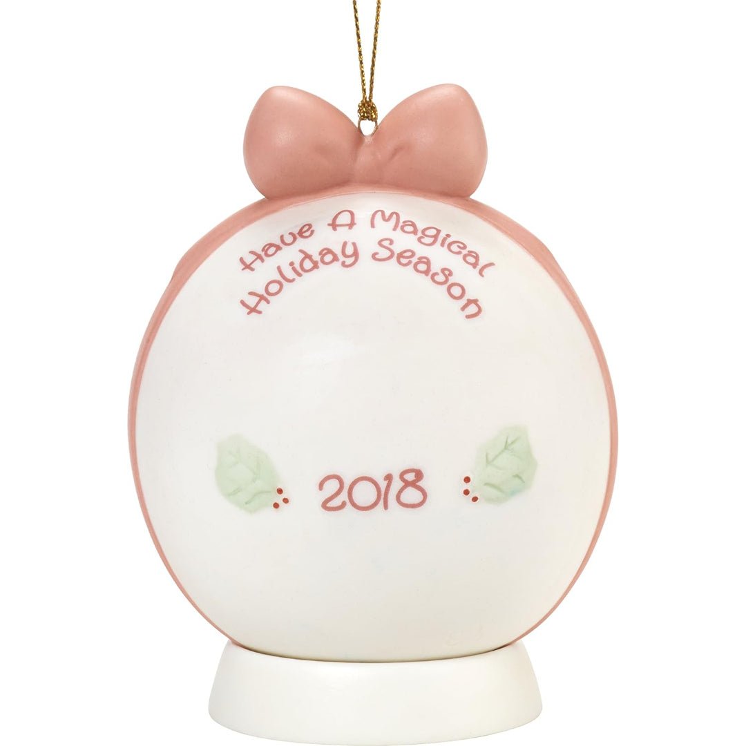 Precious Moments "Have A Magical Holiday Season" 2018 Dated Ball Ornament