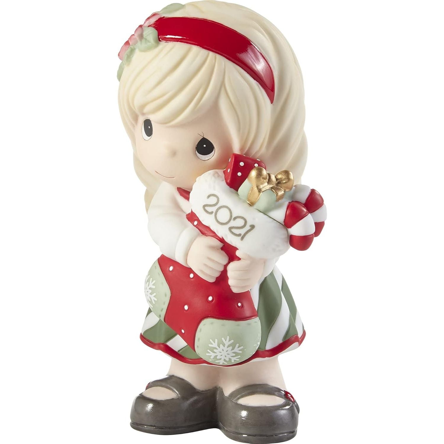 Precious Moments You Fill Me with Christmas Cheer Dated 2021 Girl Figurine