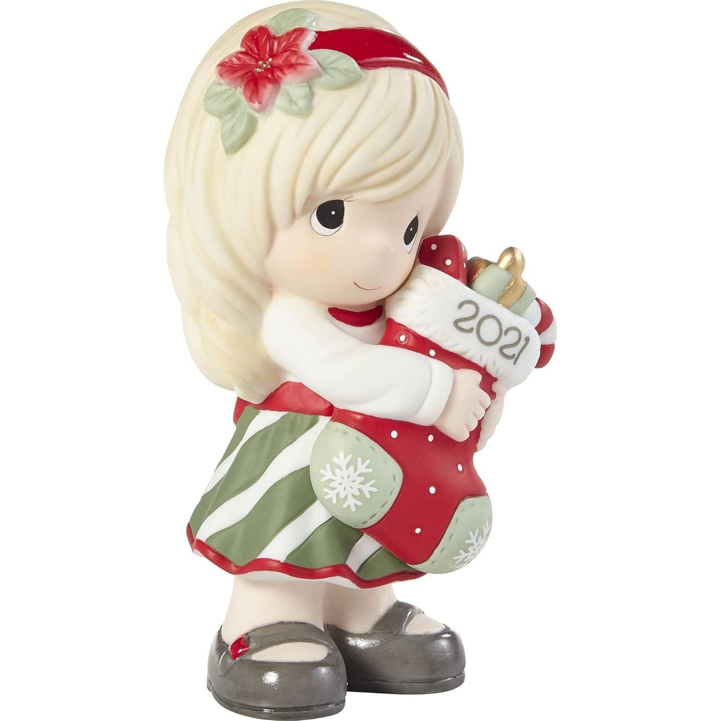 Precious Moments You Fill Me with Christmas Cheer Dated 2021 Girl Figurine