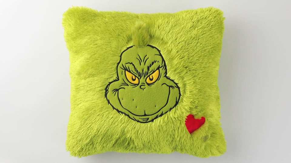 Factory Grinch pillow