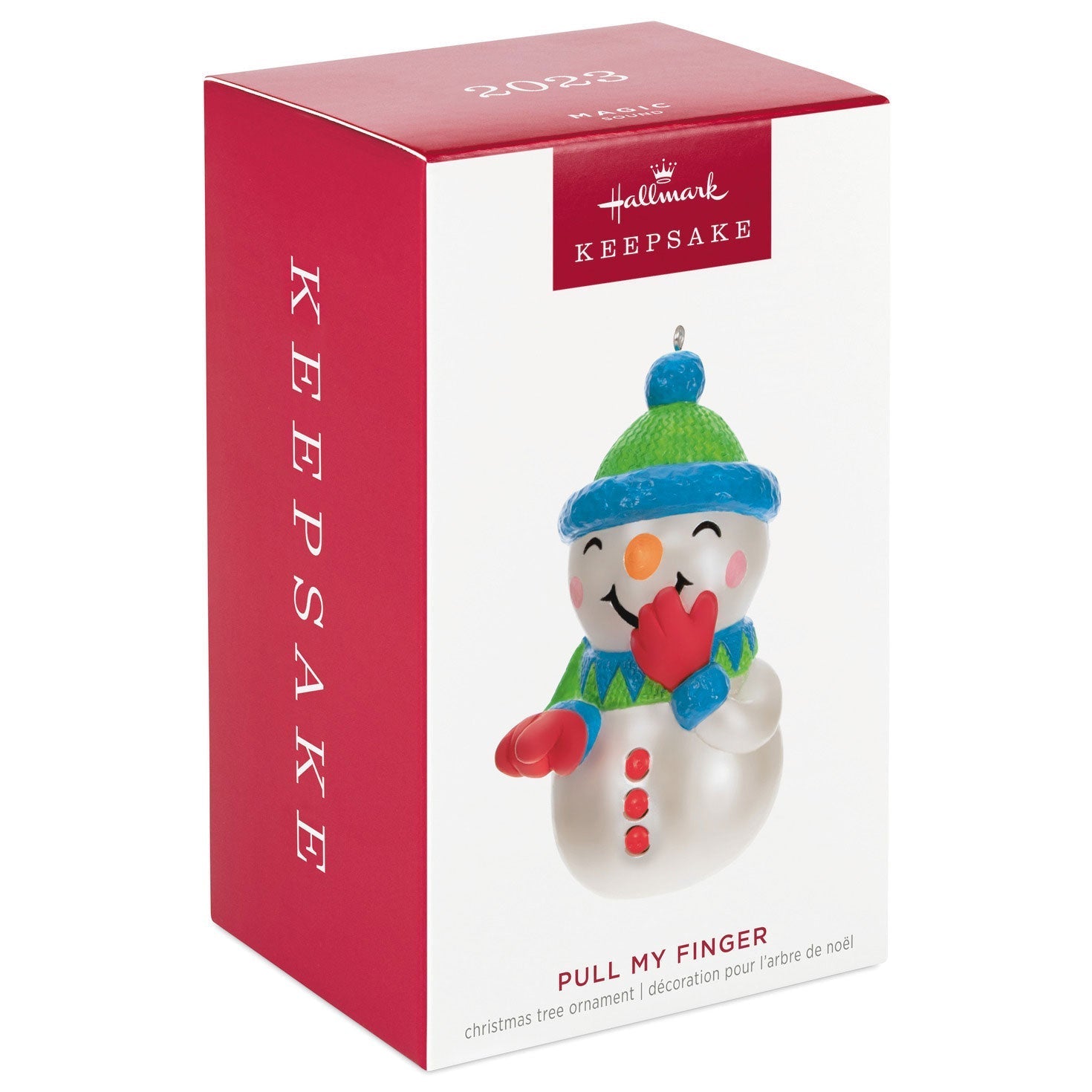 Pull My Finger Snowman, 2023 Keepsake Ornament With Sound