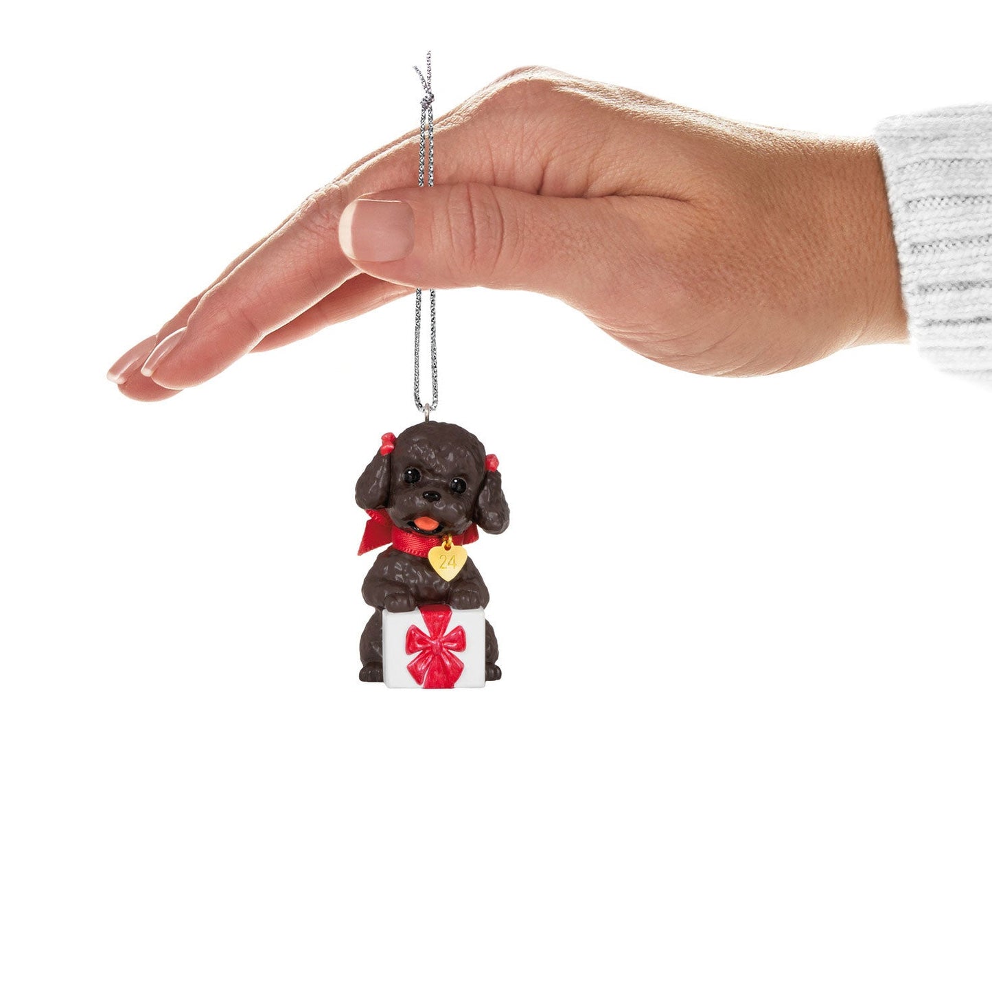 Puppy Love Poodle 2024 Keepsake Ornament