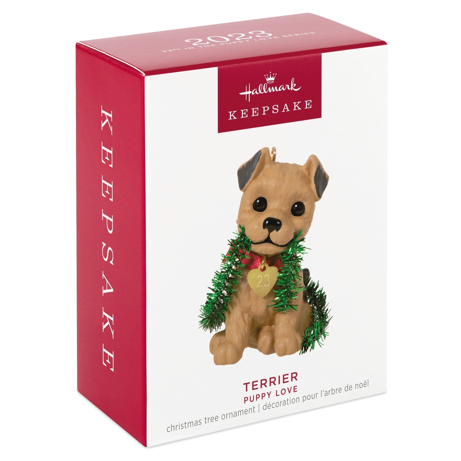 Puppy Love Terrier #33, 2023 Keepsake Ornament