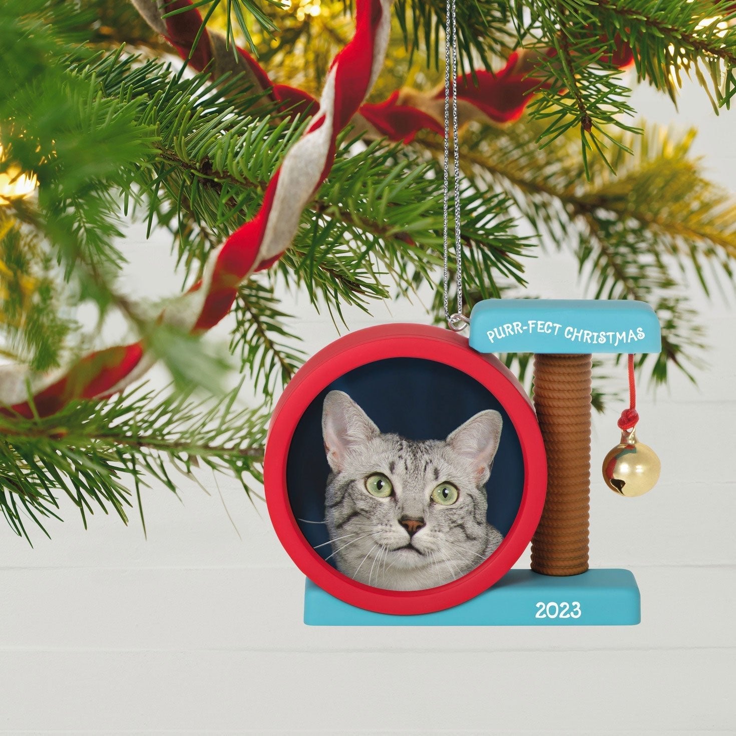 Purr fect Christmas 2023 Photo Frame, 2023 Keepsake Ornament