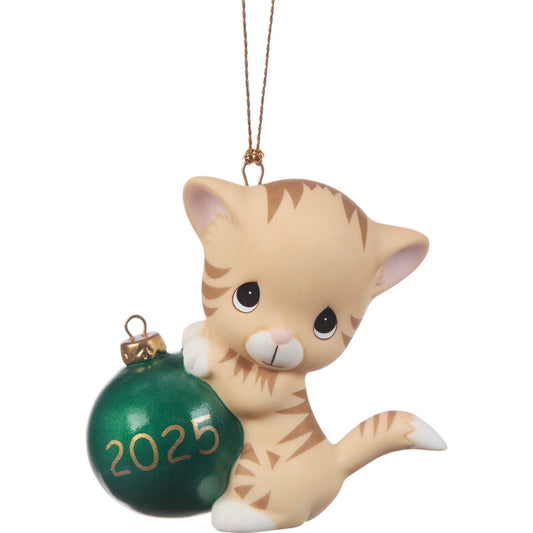Purr - fectly Festive 2025 Dated Cat Ornament