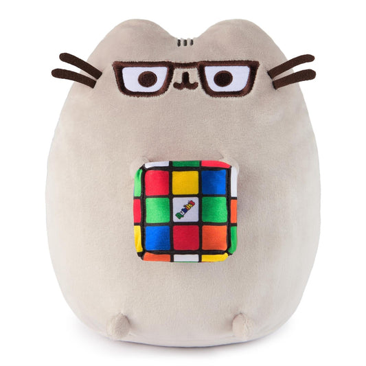 Pusheen with Rubik`s Cube, 9.5"