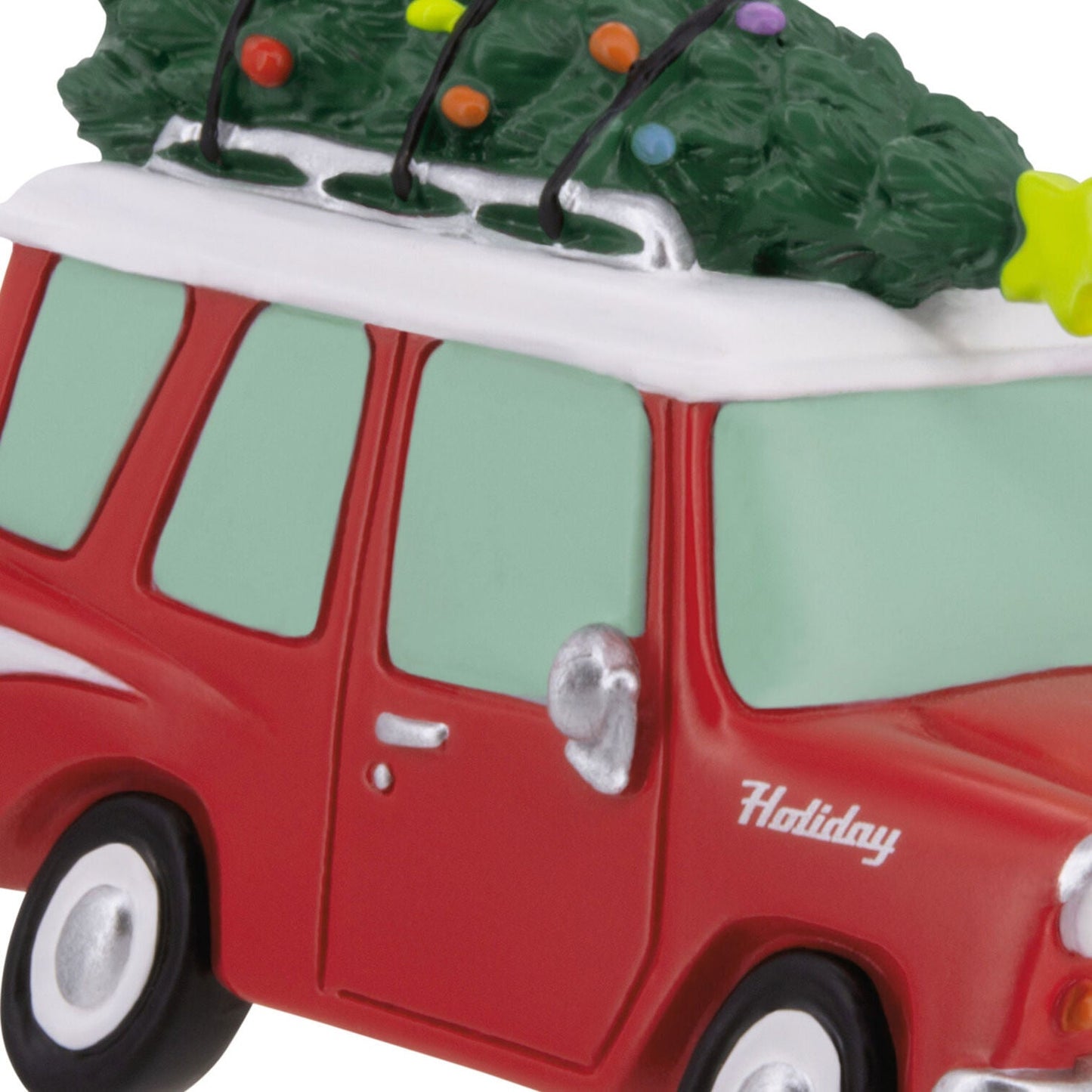 Red Car With Tree Hallmark Ornament