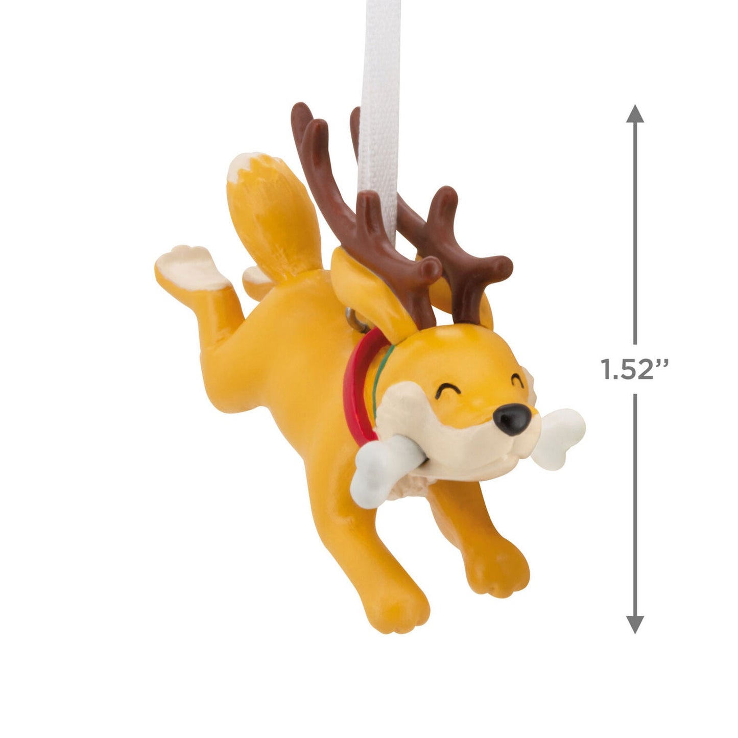 Reindeer Dog With Bone Hallmark Ornament