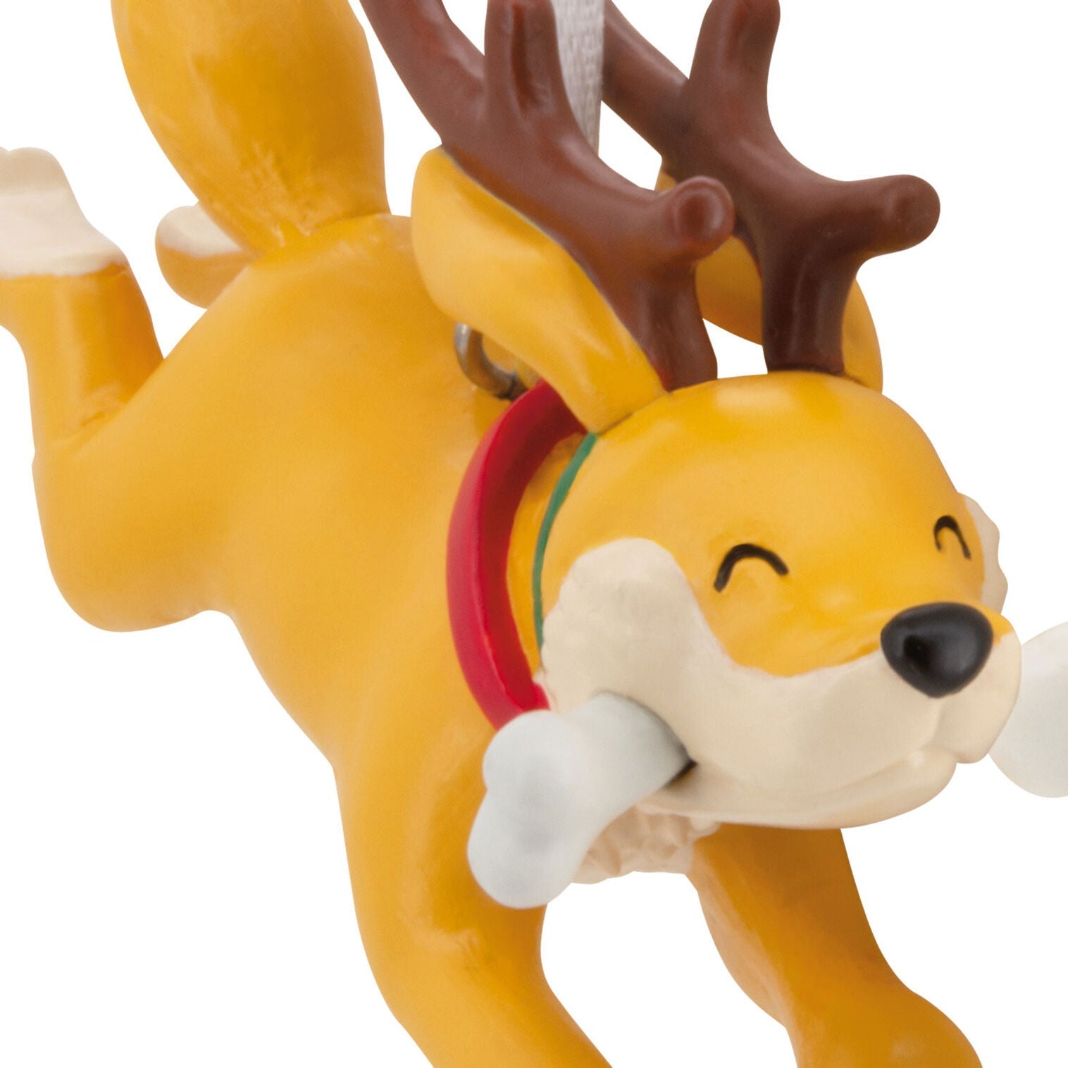 Reindeer Dog With Bone Hallmark Ornament