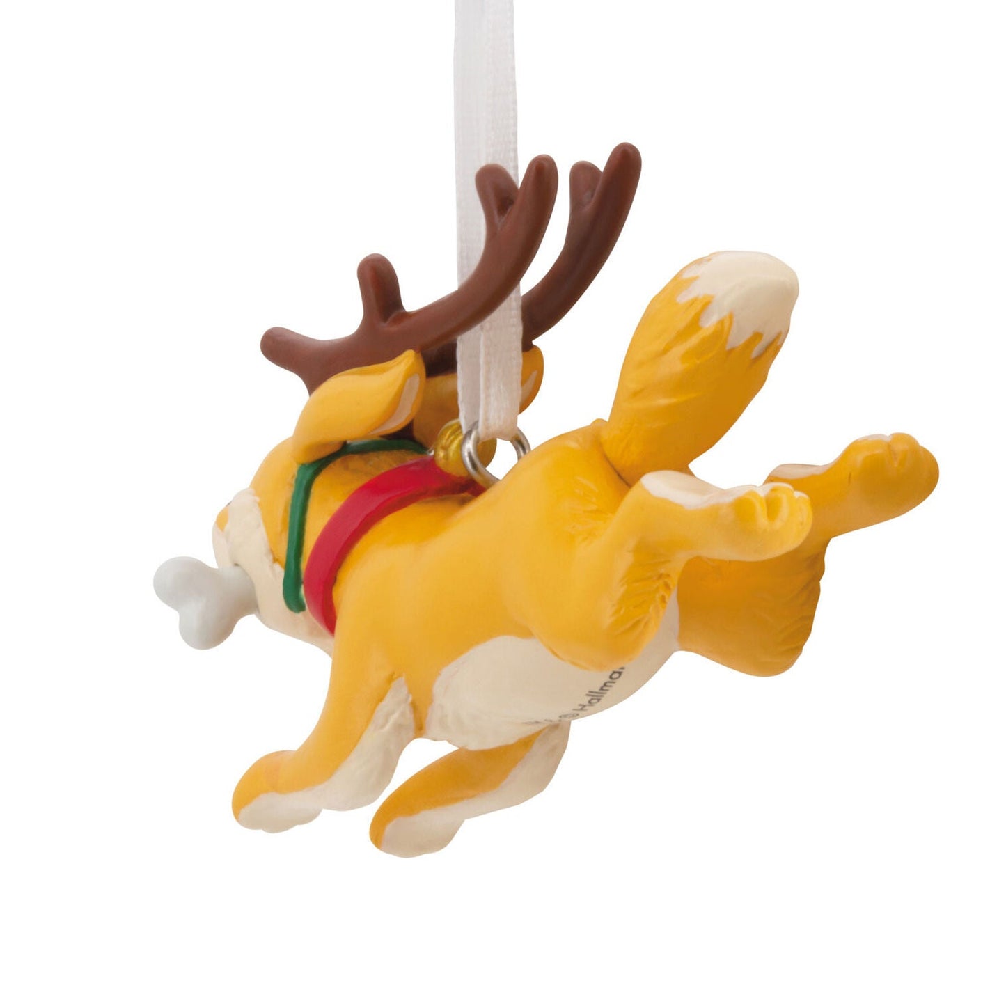 Reindeer Dog With Bone Hallmark Ornament