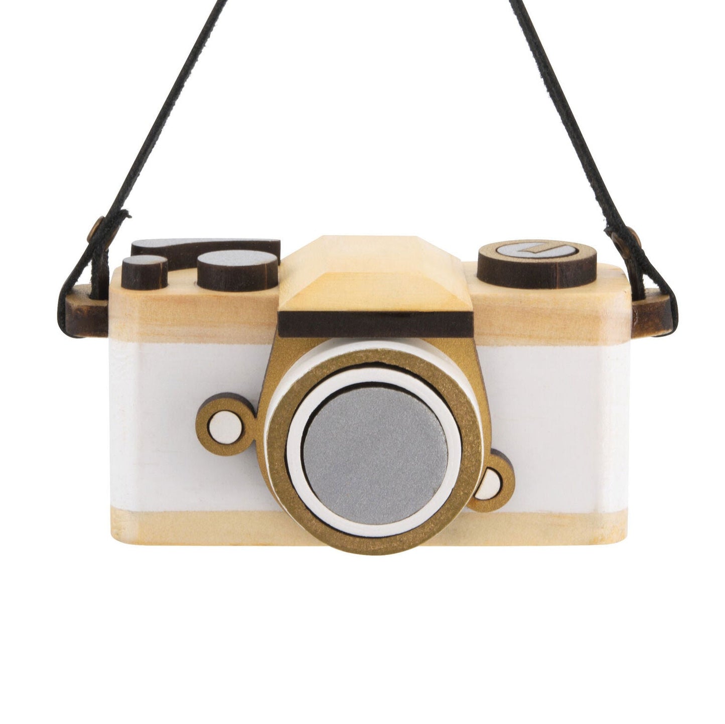 Retro Camera Wood Hallmark Ornament