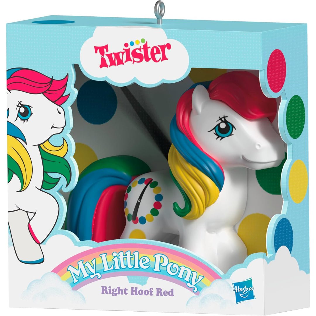 Retro Twister Right Hoof Red My Little Pony 2025 Keepsake Ornament