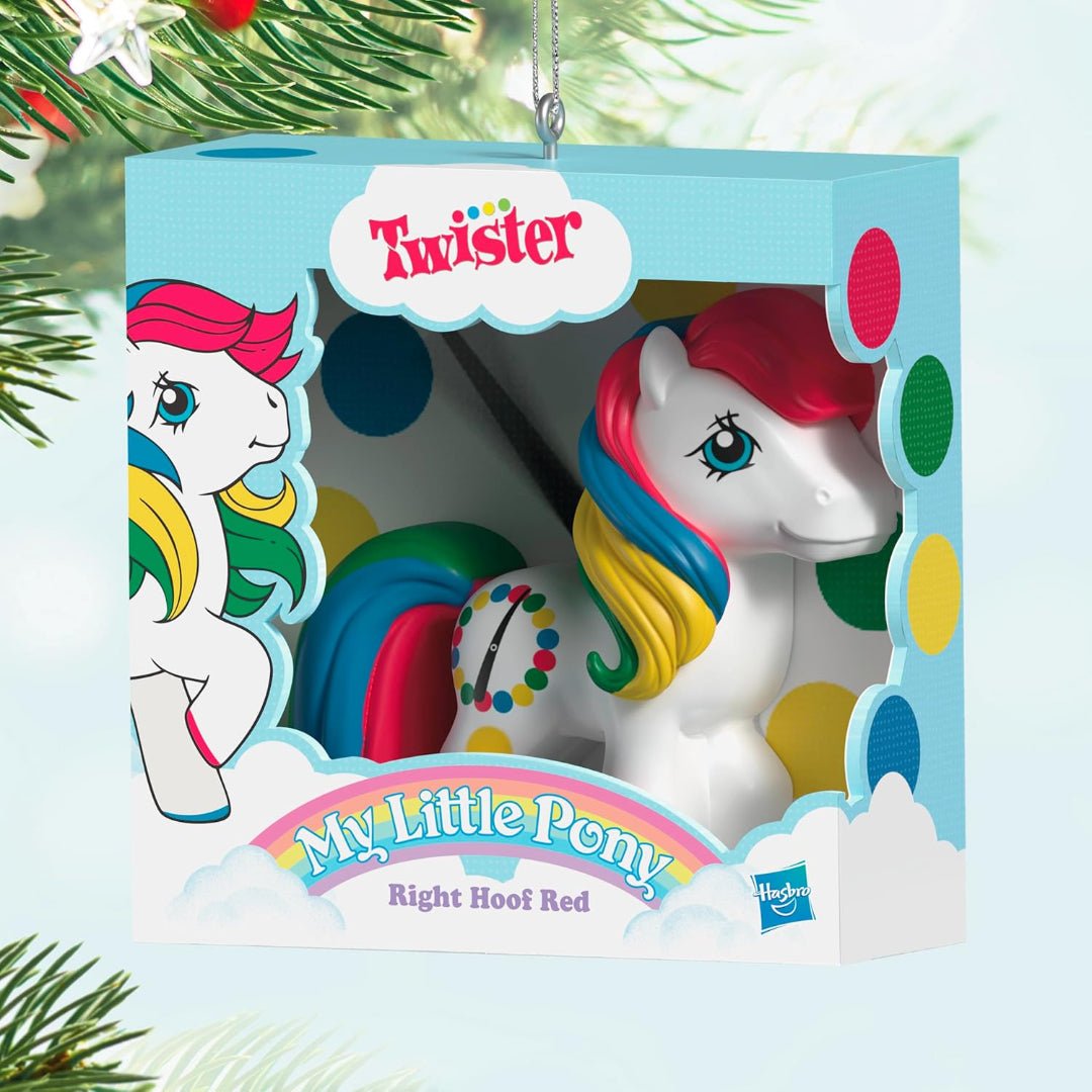 Retro Twister Right Hoof Red My Little Pony 2025 Keepsake Ornament