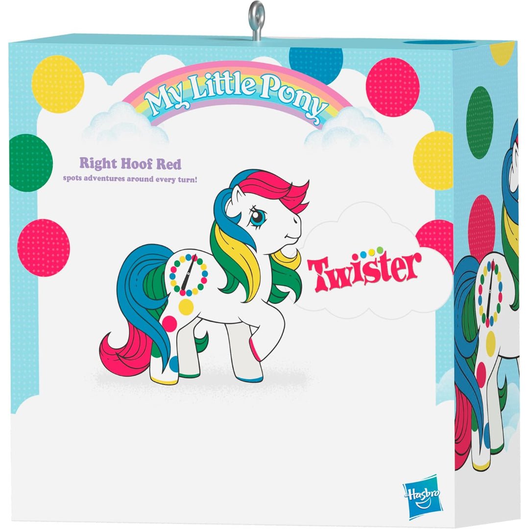 Retro Twister Right Hoof Red My Little Pony 2025 Keepsake Ornament