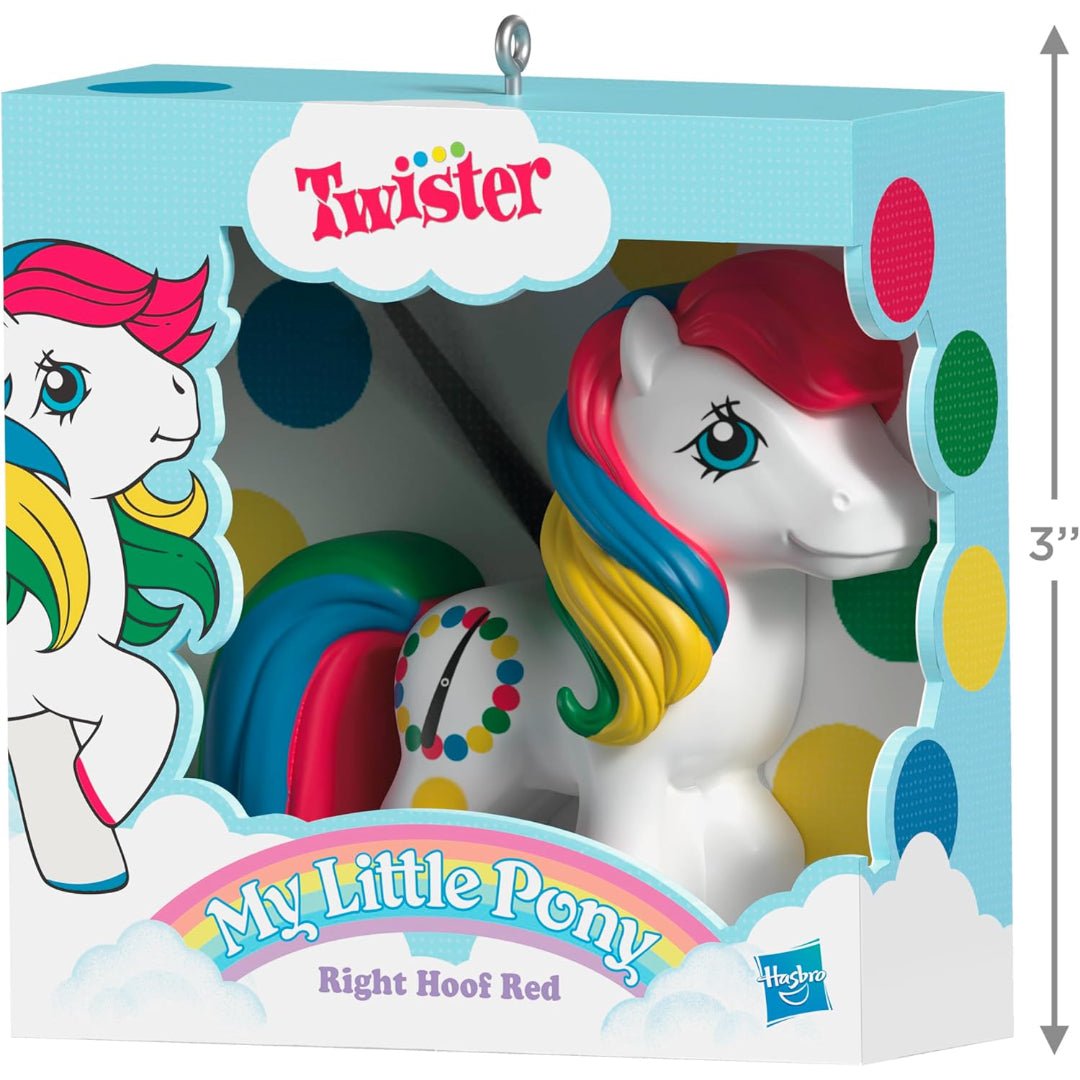 Retro Twister Right Hoof Red My Little Pony 2025 Keepsake Ornament