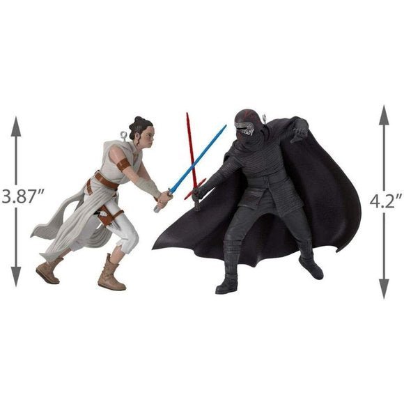 Rey and Kylo Ren, Star Wars: The Rise of Skywalker, 2019 Keepsake Ornaments