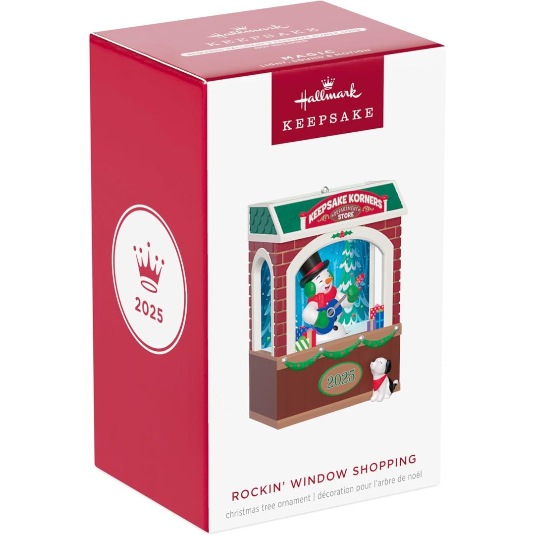 Rockin' Window Shopping 2025 Keepsake Ornament