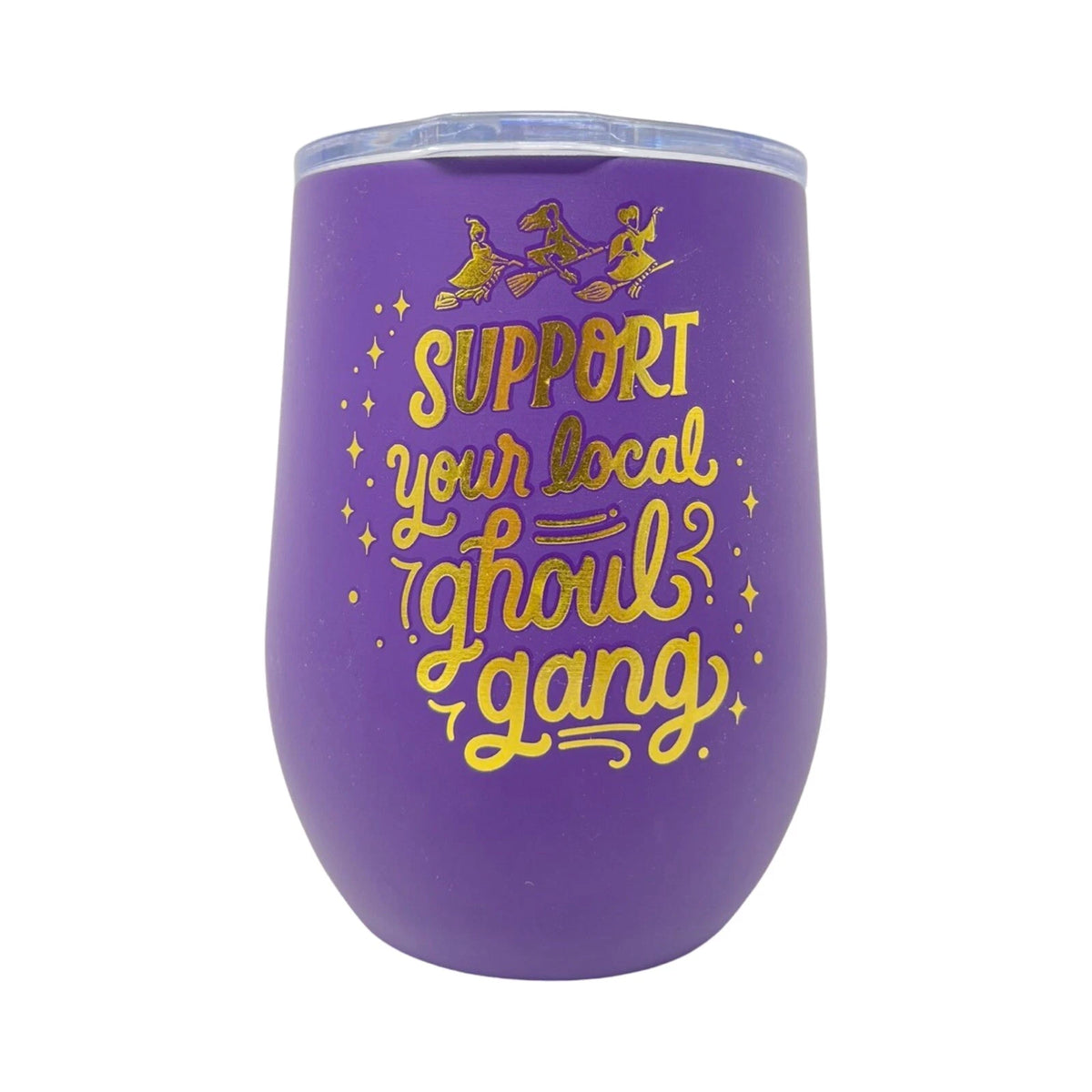Hallmark Disney Hocus Pocus Ghoul Gang Stainless Steel Stemless Glass, 11 oz.
