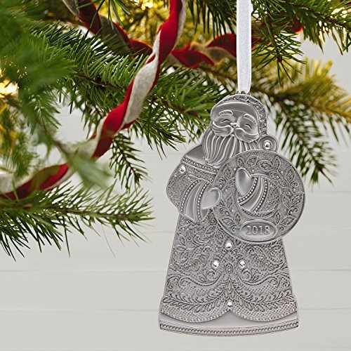 Saint Nick, Metal Santa, 2018 Keepsake Ornament