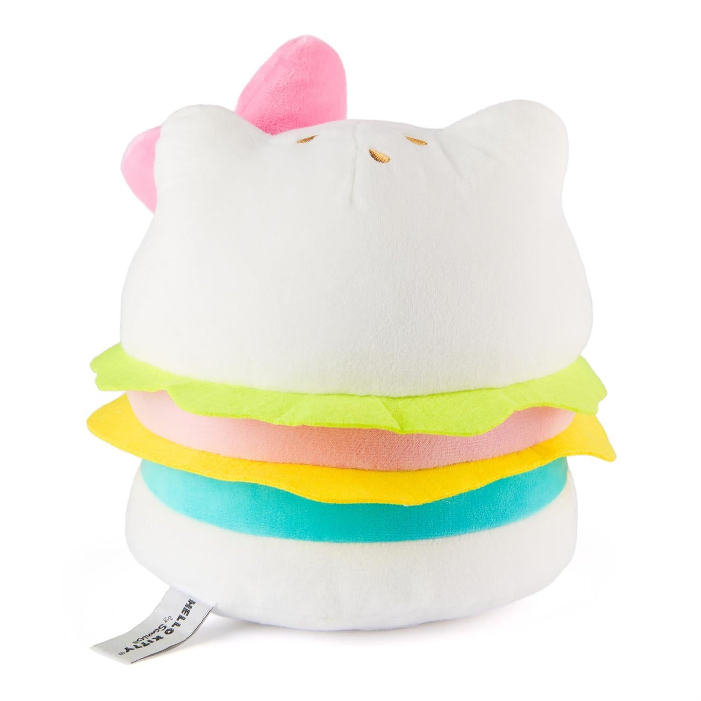 Sanrio Hello Kitty and Friends Hello Kitty Hamburger Plush, 8”