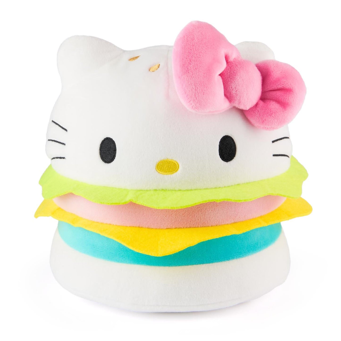 Sanrio Hello Kitty and Friends Hello Kitty Hamburger Plush, 8”