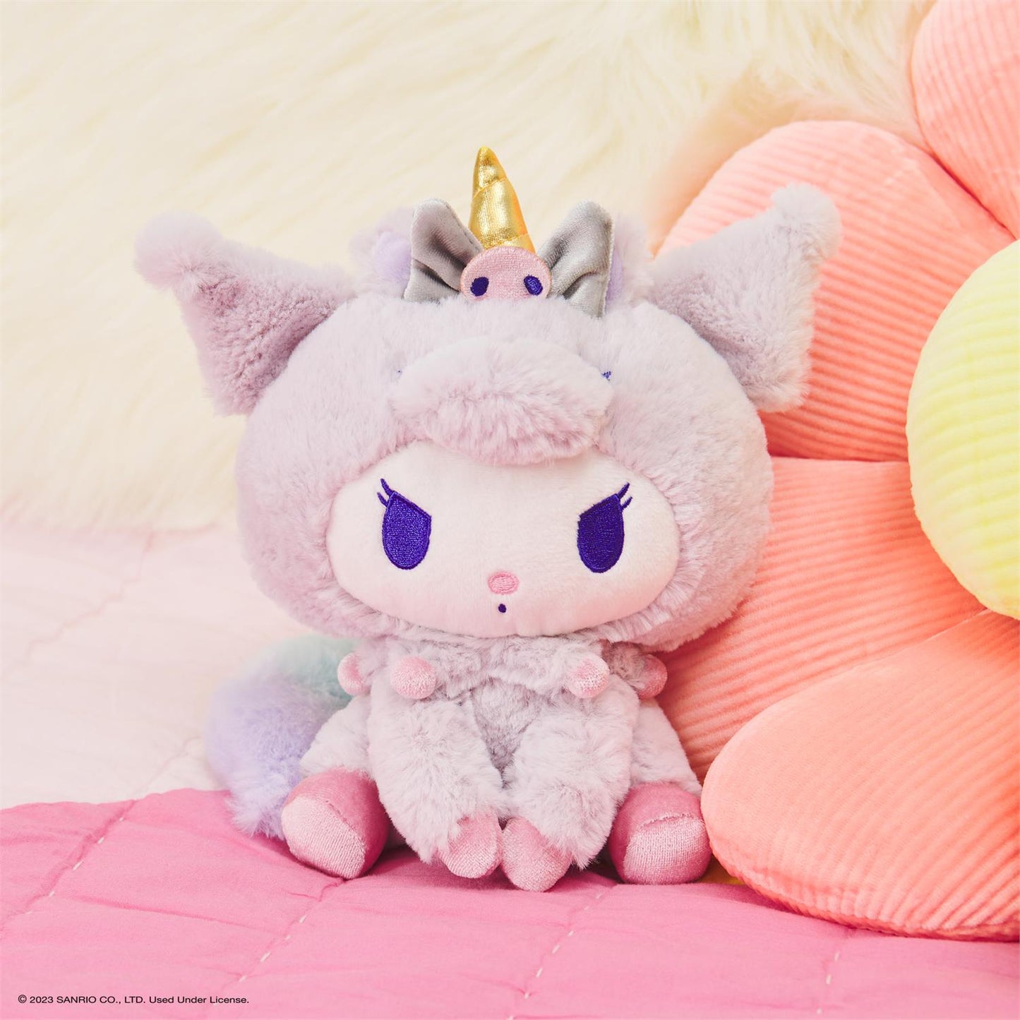Sanrio Hello Kitty Kuromi Unicorn Plush, 6”