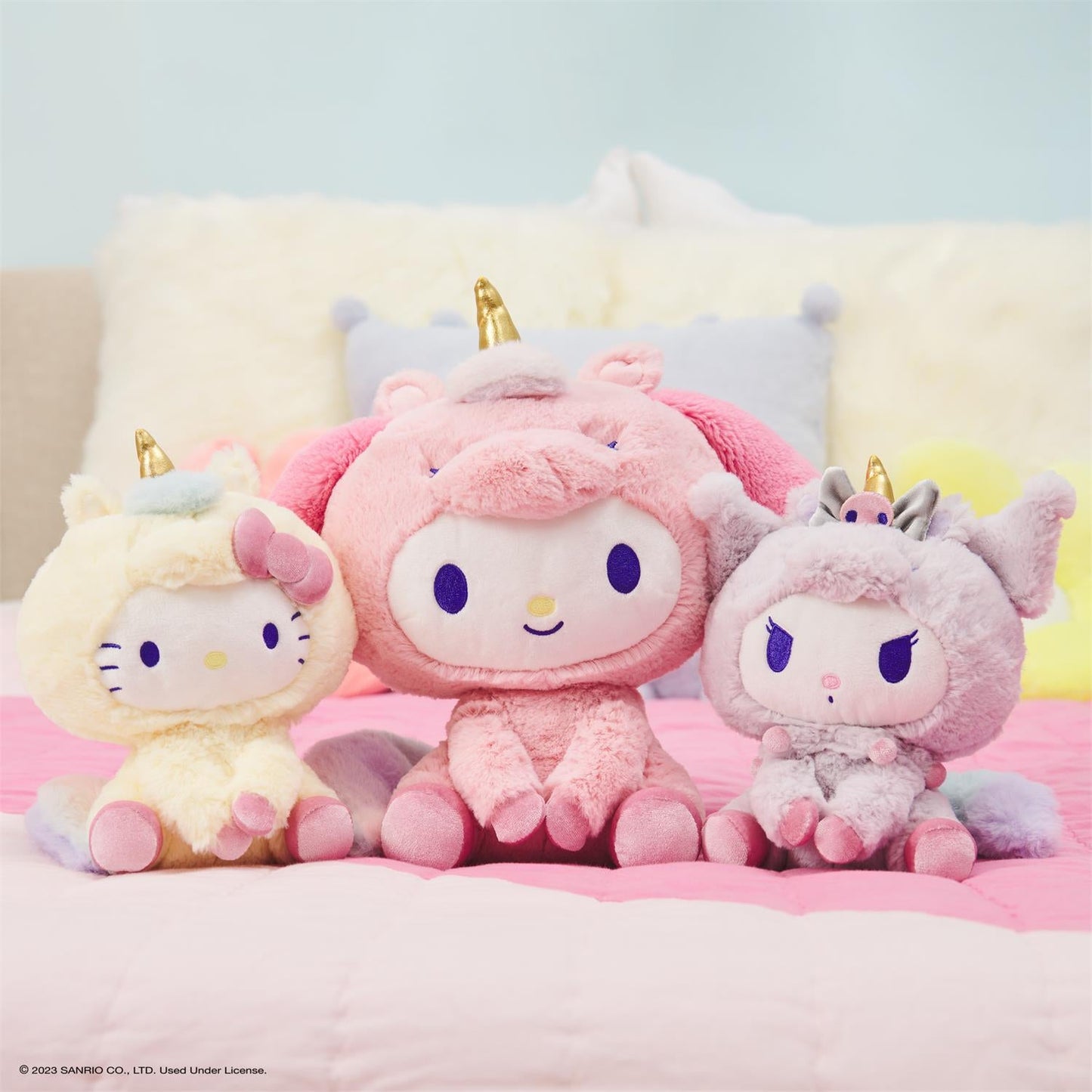 Sanrio Hello Kitty Kuromi Unicorn Plush, 6”