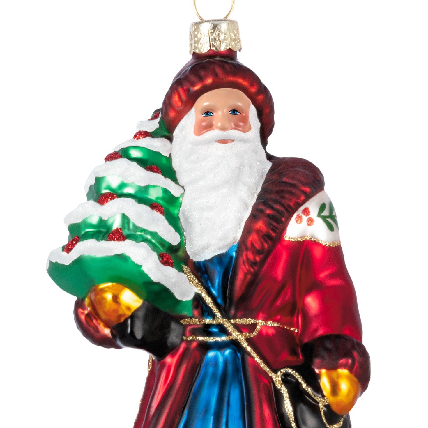 Santa Claus Glass 2024 Keepsake Ornament