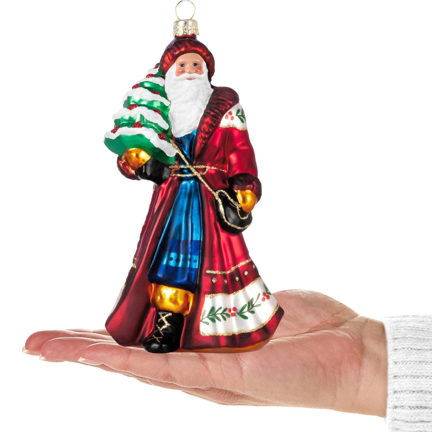 Santa Claus Glass 2024 Keepsake Ornament