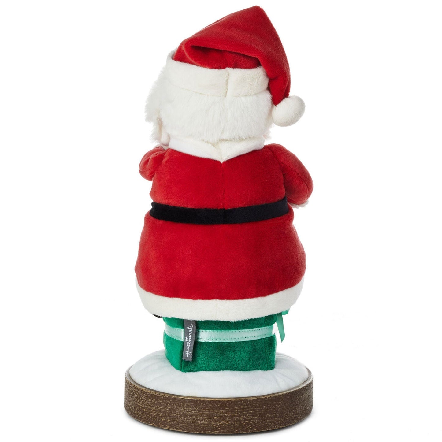 Santa Claus Musical Christmas Tree - Lighting Plush Figurine, 12"