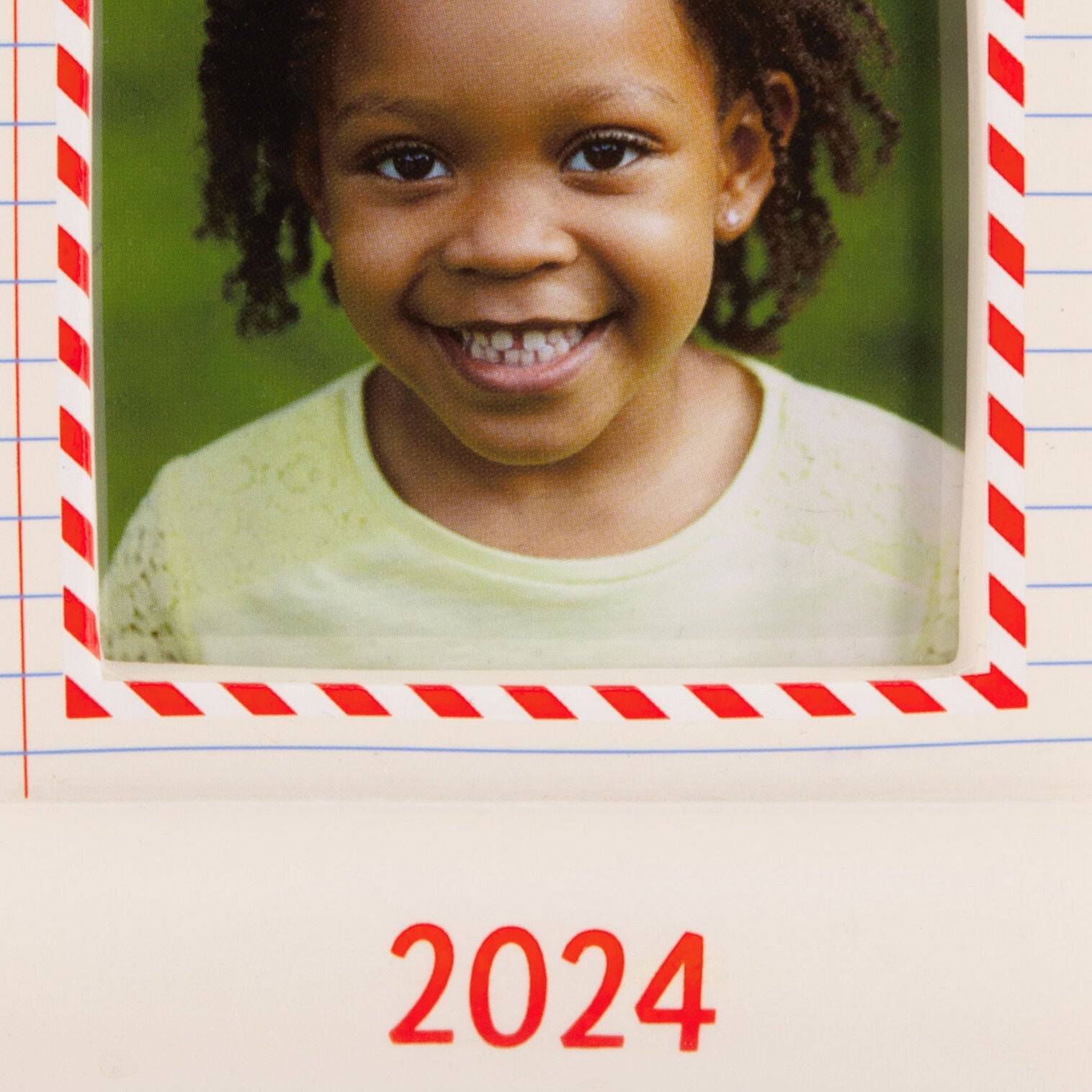 Santa Nice List 2024 Photo Frame Hallmark Ornament