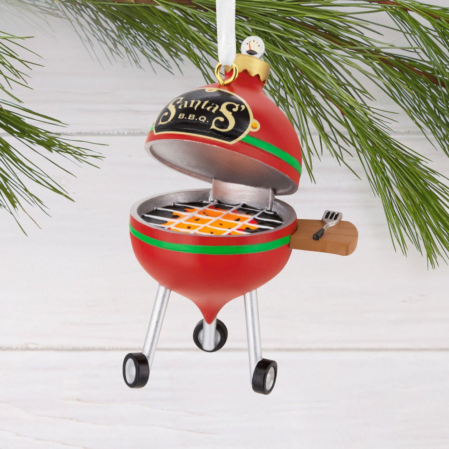 Santa's BBQ Grill Hallmark Ornament