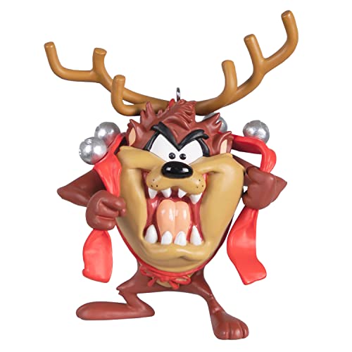Santa's Extra Reindeer Taz, Looney Tunes, 2022 Hallmark Keepsake Ornament