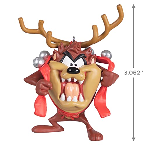 Santa's Extra Reindeer Taz, Looney Tunes, 2022 Hallmark Keepsake Ornament