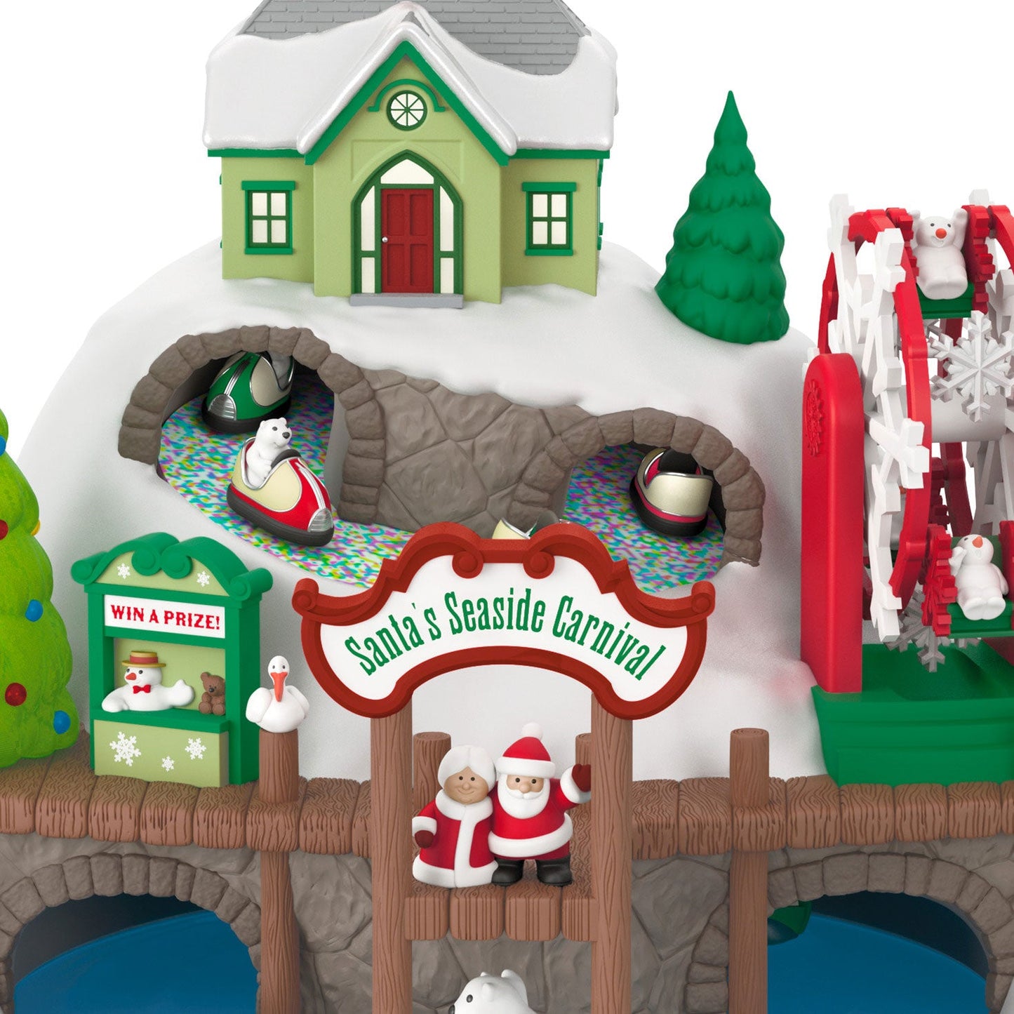 Santa's Seaside Carnival Musical 2024 Keepsake Ornament and Motion