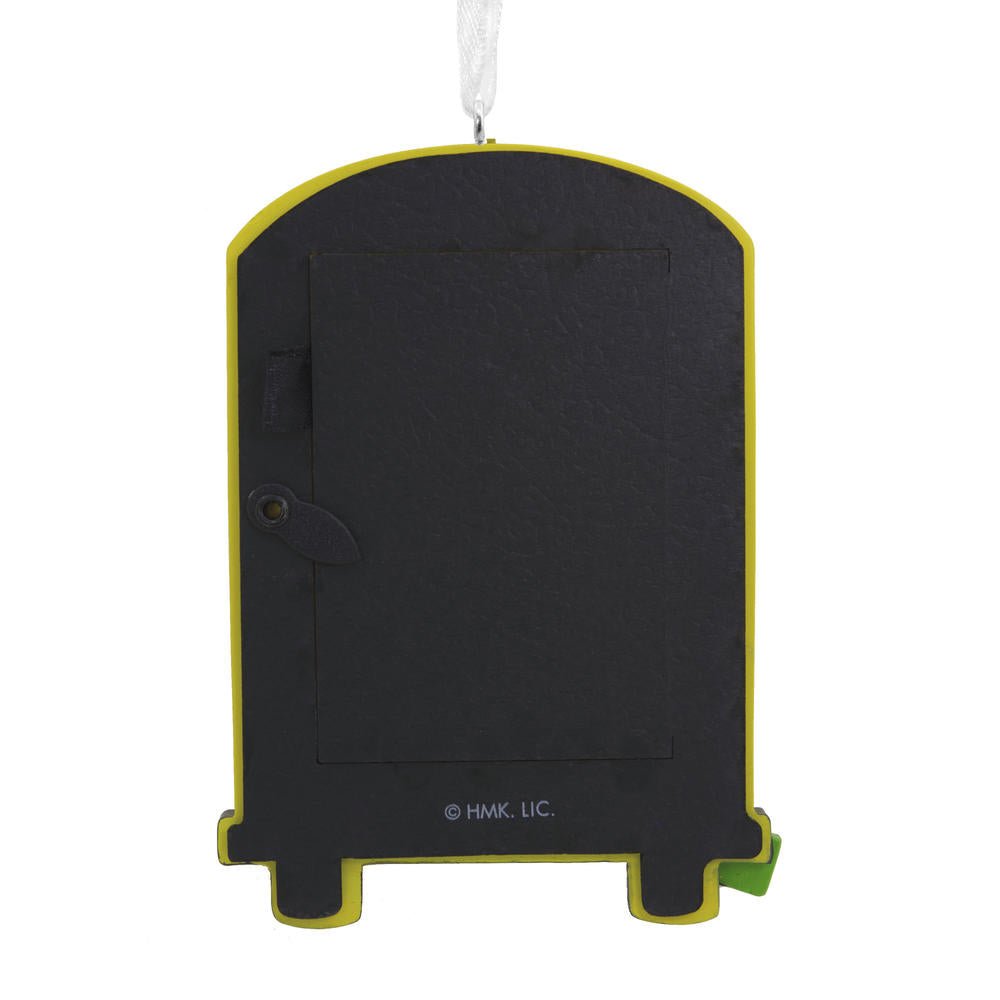 School Bus 2023 Photo Frame Christmas Ornament