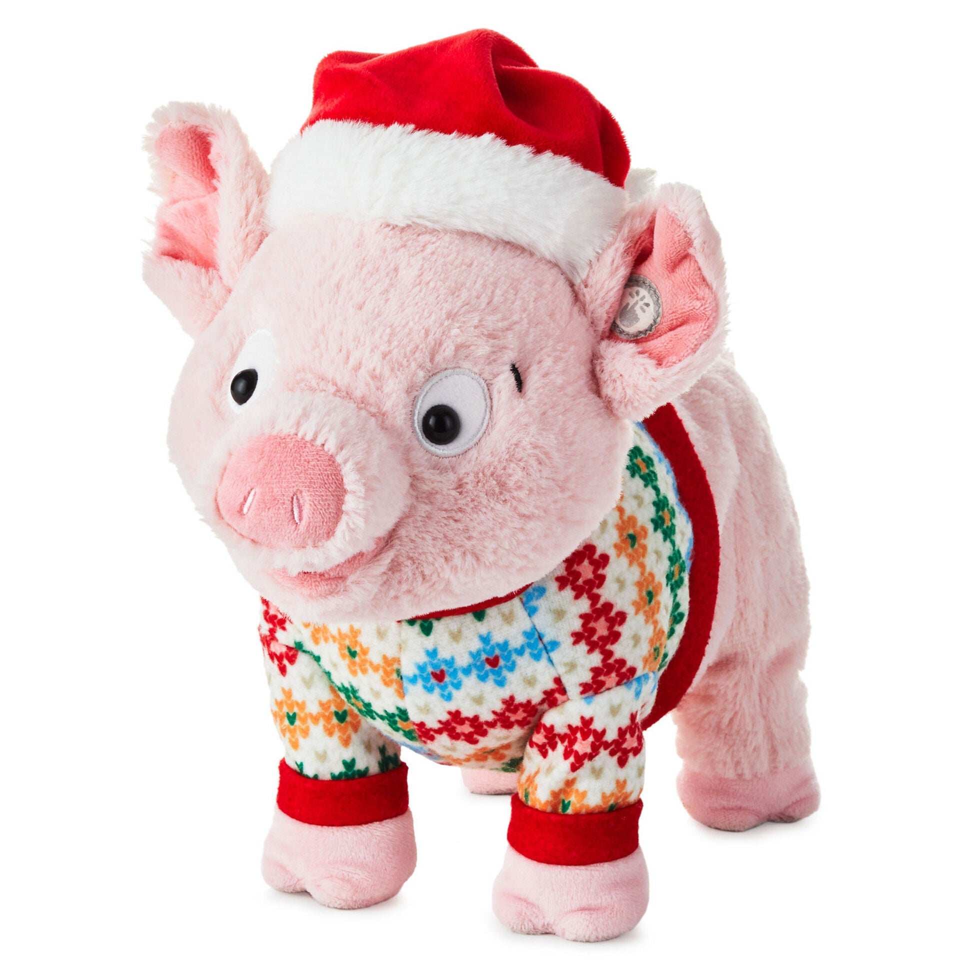 Season's Squealings Pig Plush With Sound and Motion, 10"
