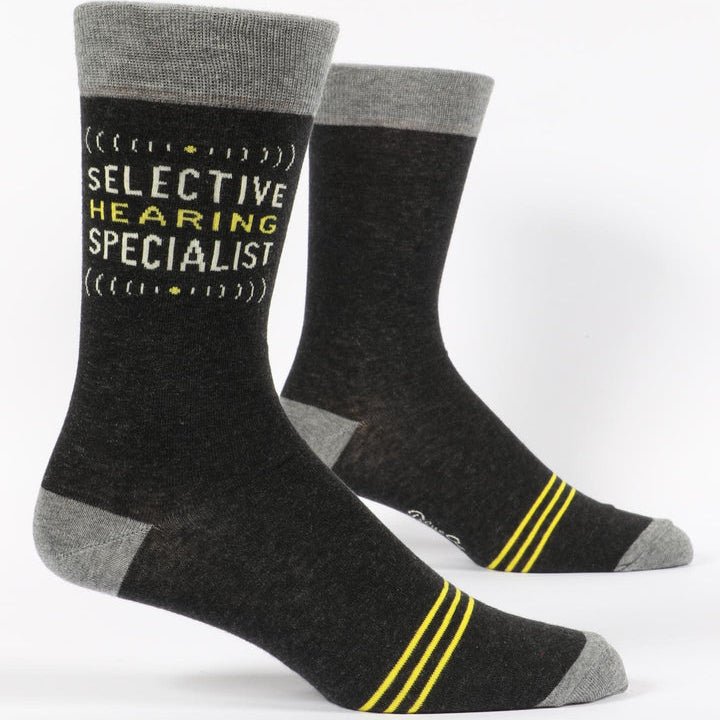 Selective Hearing Specialist Men's Sock